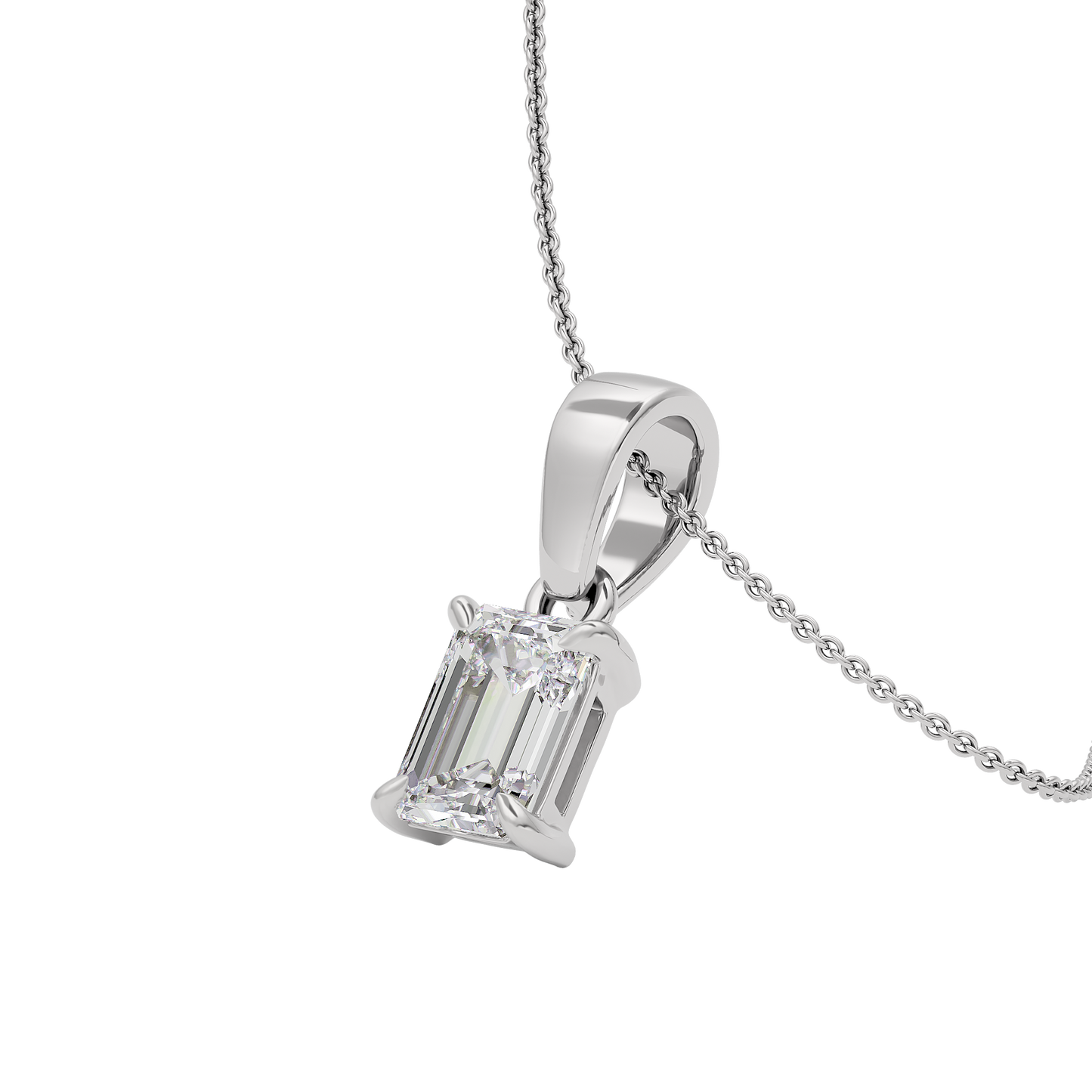 Vivid Charm Diamond Pendant