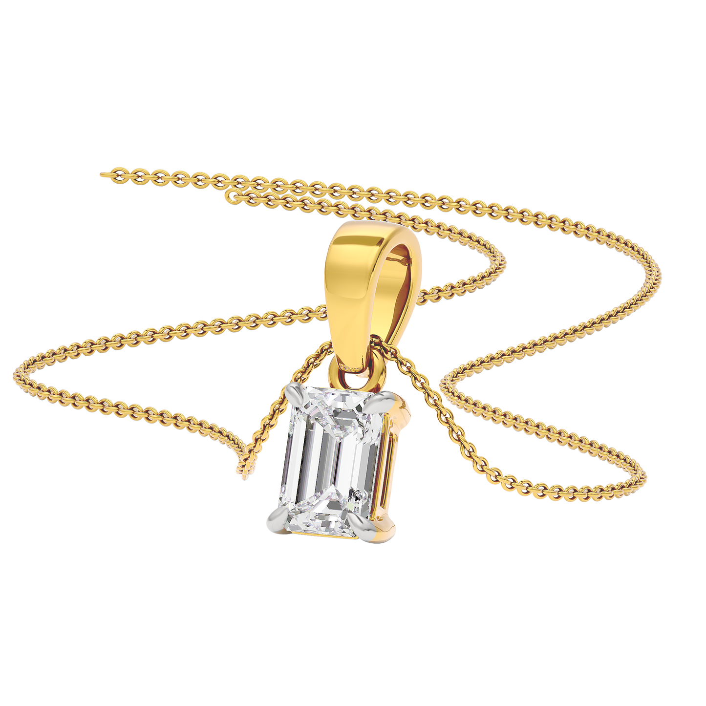 Vivid Charm Diamond Pendant