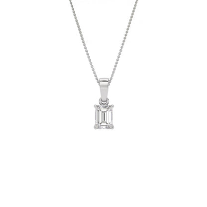 Vivid Charm Diamond Pendant 18 KT / White Gold