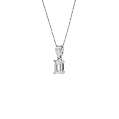 Vivid Charm Diamond Pendant 18 KT / White Gold