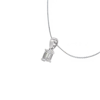 Vivid Charm Diamond Pendant 18 KT / White Gold