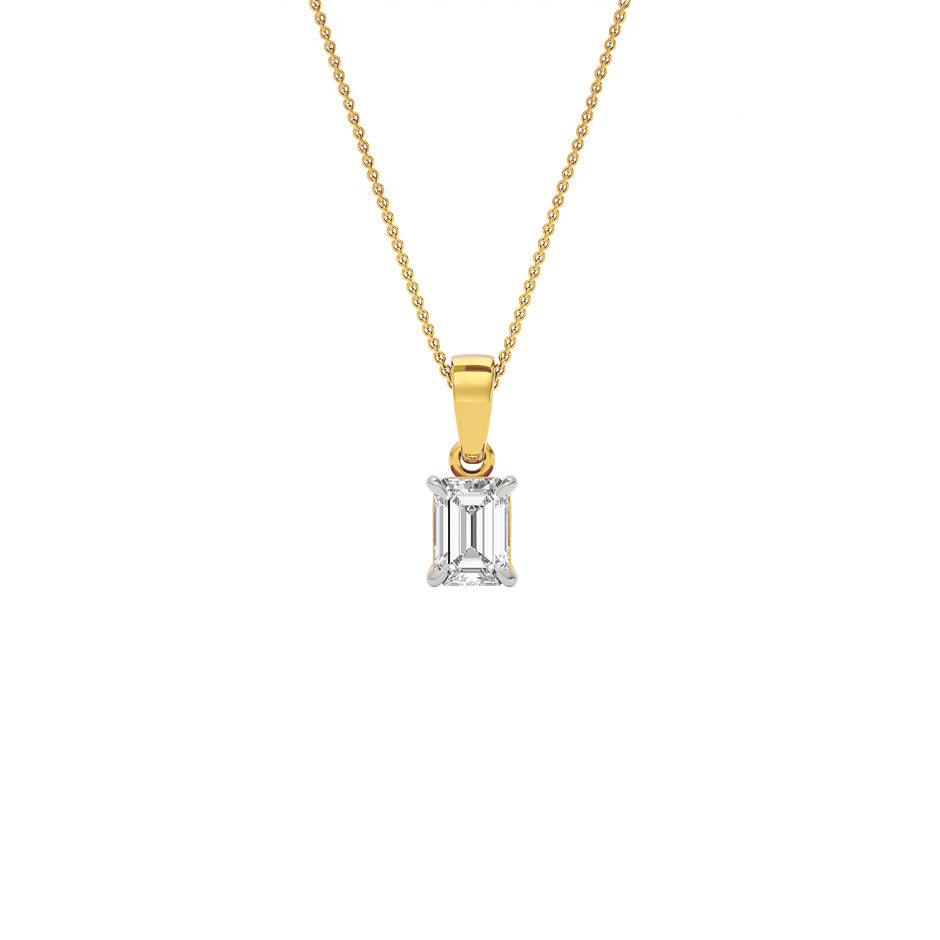 Vivid Charm Diamond Pendant 18 KT / Yellow Gold