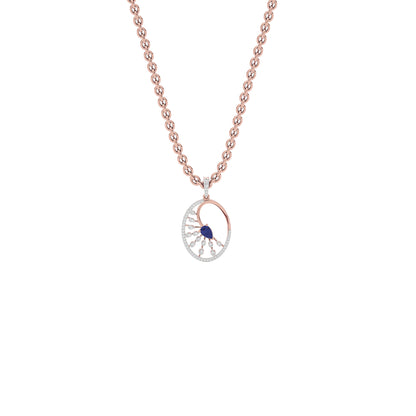 Striking Spike Diamond Pendant 18 KT / Rose Gold