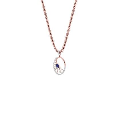 Striking Spike Diamond Pendant 18 KT / Rose Gold