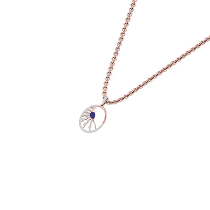 Striking Spike Diamond Pendant 18 KT / Rose Gold
