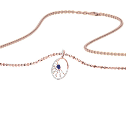 Striking Spike Diamond Pendant 18 KT / Rose Gold