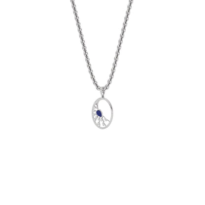 Striking Spike Diamond Pendant 18 KT / White Gold