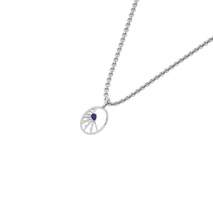 Striking Spike Diamond Pendant 18 KT / White Gold