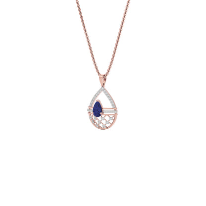 Tesellate Valve Diamond Pendant 18 KT / Rose Gold