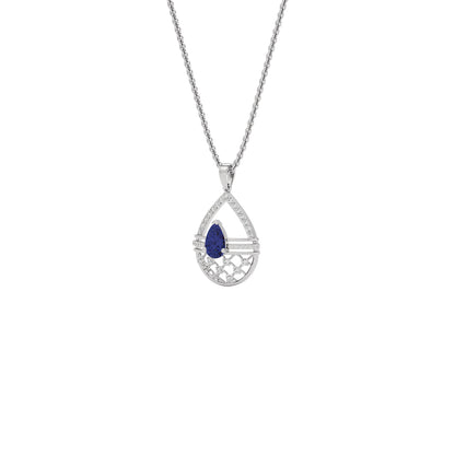 Tesellate Valve Diamond Pendant 18 KT / White Gold