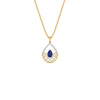 Tesellate Valve Diamond Pendant 18 KT / Yellow Gold
