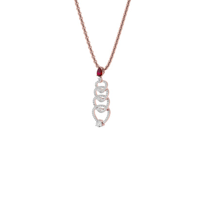 Enlighten Diamond Pendant 18 KT / Rose Gold