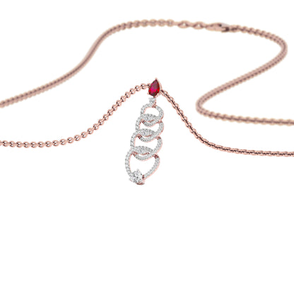 Enlighten Diamond Pendant 18 KT / Rose Gold