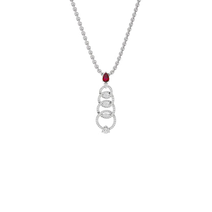 Enlighten Diamond Pendant 18 KT / White Gold