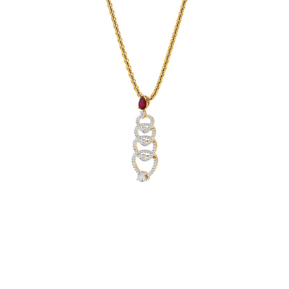Enlighten Diamond Pendant 18 KT / Yellow Gold
