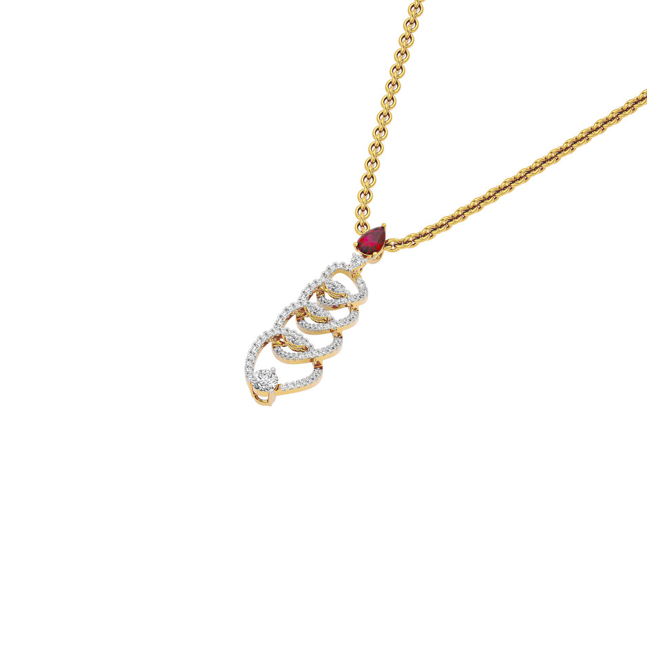 Enlighten Diamond Pendant 18 KT / Yellow Gold