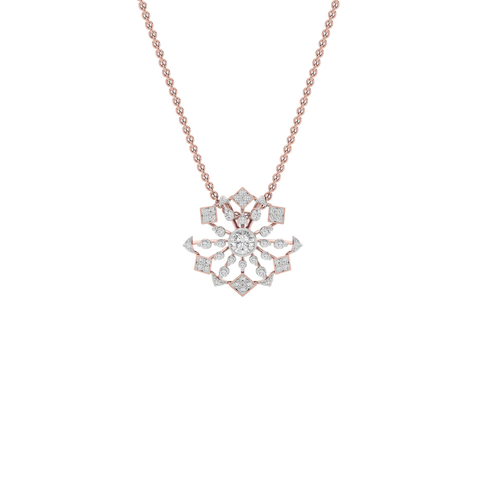 Nova Bloom Diamond Pendant
