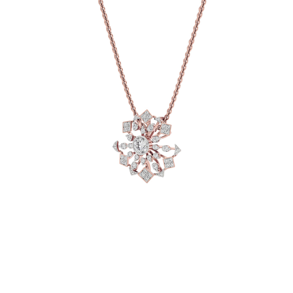 Nova Bloom Diamond Pendant