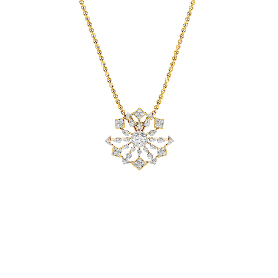 Nova Bloom Diamond Pendant