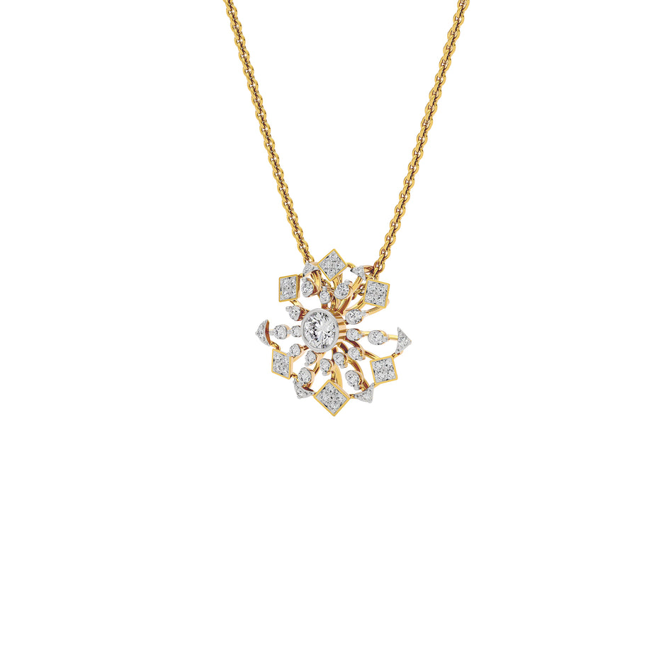 Nova Bloom Diamond Pendant