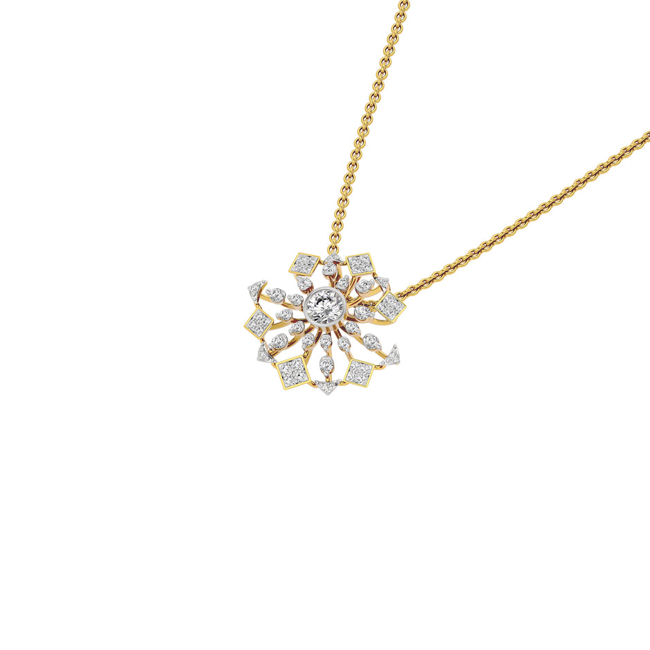 Nova Bloom Diamond Pendant