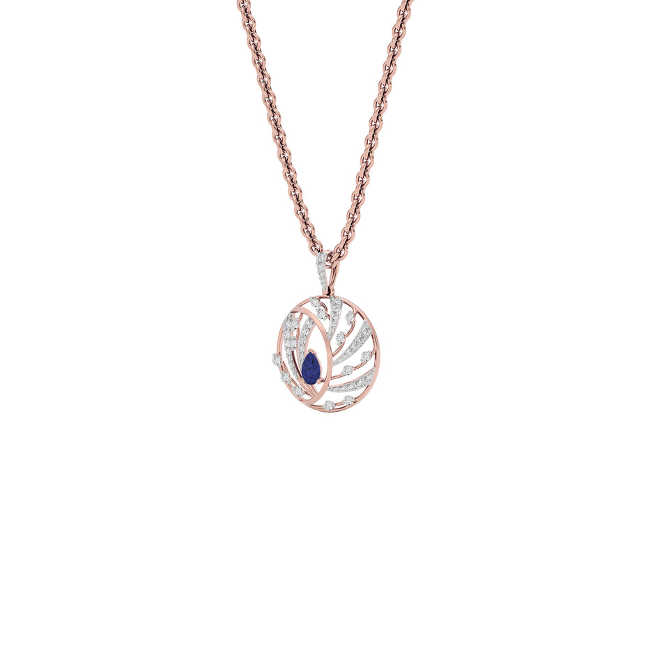 The Quest Diamond Pendant 18 KT / Rose Gold