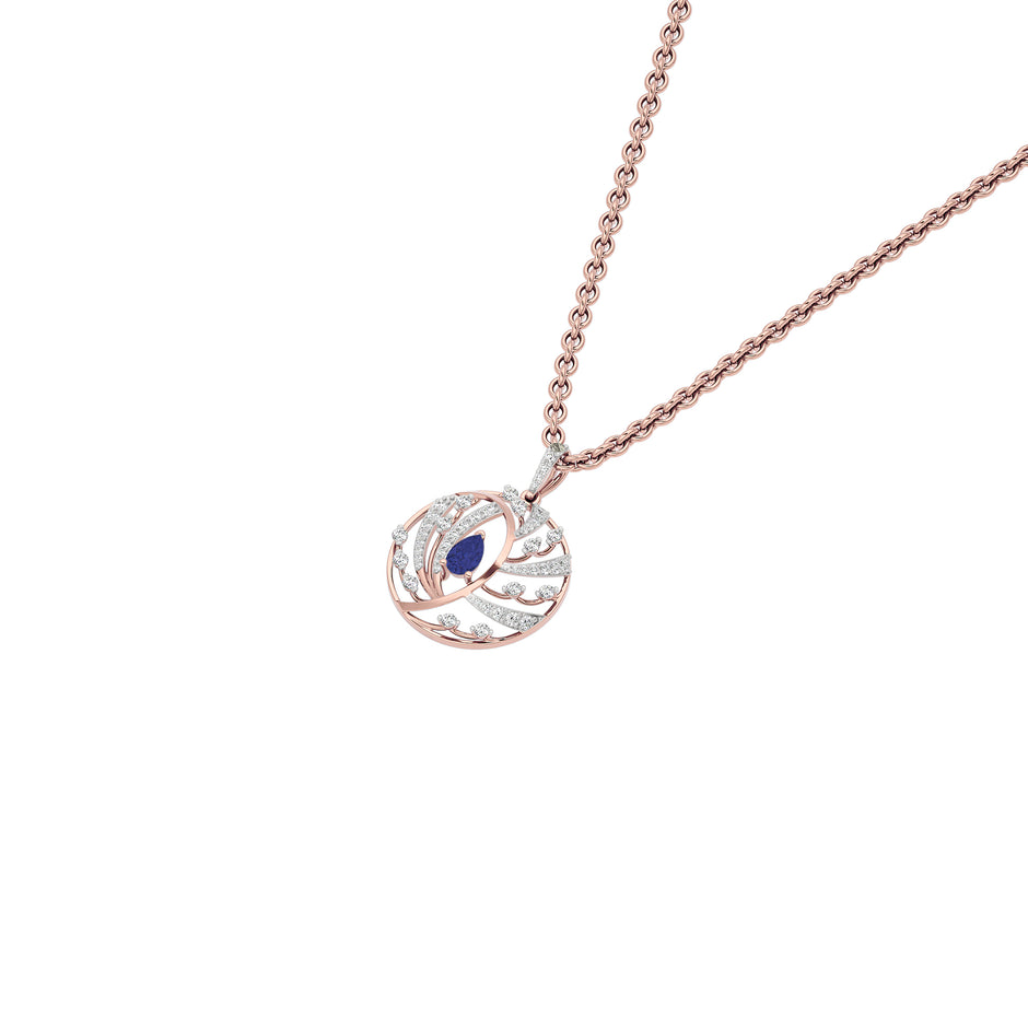 The Quest Diamond Pendant 18 KT / Rose Gold