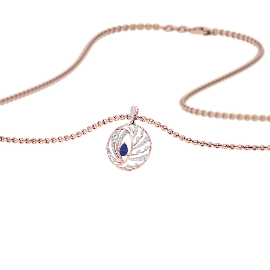The Quest Diamond Pendant 18 KT / Rose Gold
