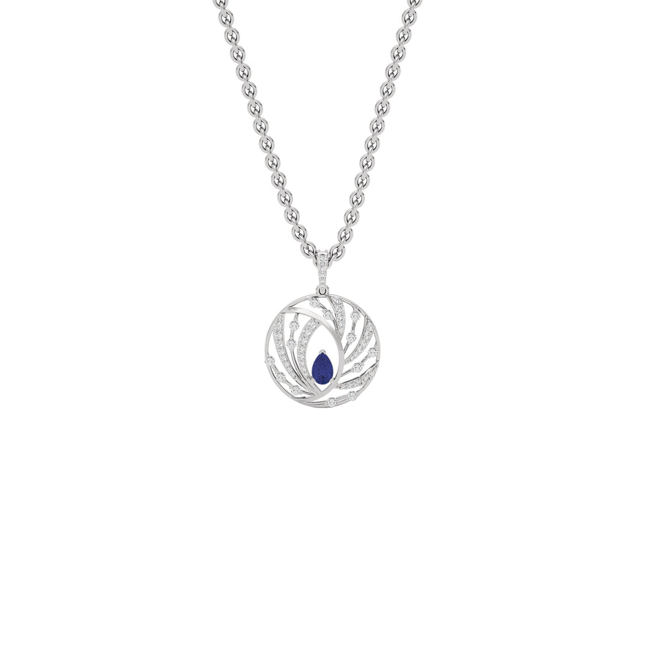 The Quest Diamond Pendant 18 KT / White Gold