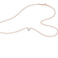 Lucent Classic Round Diamond Pendant 18 KT / Rose Gold