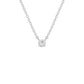 Lucent Classic Round Diamond Pendant 18 KT / White Gold
