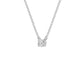 I Promise Classic Round Diamond Pendant 18 KT / White Gold