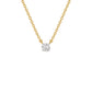 I Promise Classic Round Diamond Pendant 18 KT / Yellow Gold
