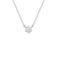 Crystal Classic Round Diamond Pendant 18 KT / White Gold