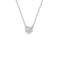 Crystal Classic Round Diamond Pendant 18 KT / White Gold