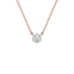 Solstice Classic Round Diamond Pendant 18 KT / Rose Gold