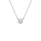 Solstice Classic Round Diamond Pendant 18 KT / White Gold