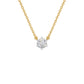 Solstice Classic Round Diamond Pendant 18 KT / Yellow Gold
