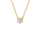 Solstice Classic Round Diamond Pendant 18 KT / Yellow Gold