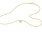 Solstice Classic Round Diamond Pendant 18 KT / Yellow Gold