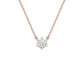 Allure Classic Round Diamond Pendant 18 KT / Rose Gold