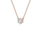 Allure Classic Round Diamond Pendant 18 KT / Rose Gold