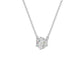 Allure Classic Round Diamond Pendant 18 KT / White Gold