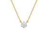 Allure Classic Round Diamond Pendant 18 KT / Yellow Gold