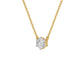 Allure Classic Round Diamond Pendant 18 KT / Yellow Gold