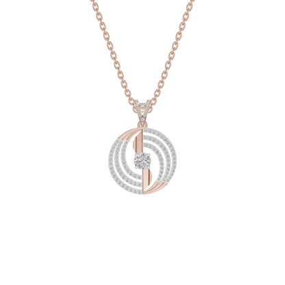 Opulent Opal Diamond Pendant 18 KT / Rose Gold