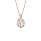 Opulent Opal Diamond Pendant 18 KT / Rose Gold