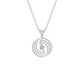 Opulent Opal Diamond Pendant 18 KT / White Gold