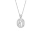 Opulent Opal Diamond Pendant 18 KT / White Gold