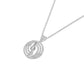 Opulent Opal Diamond Pendant 18 KT / White Gold